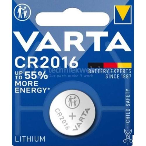 VARTA PROFESYONEL LİTYUM PİL CR2016 4008496276639