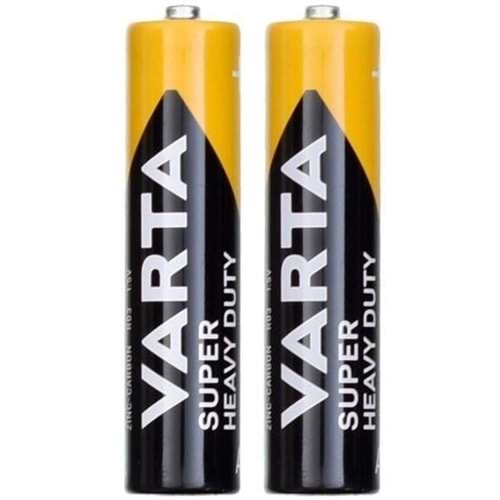 Varta Superlife Çinko Karbon İnce Pil AAA Şeffaf Ambalaj 2li
