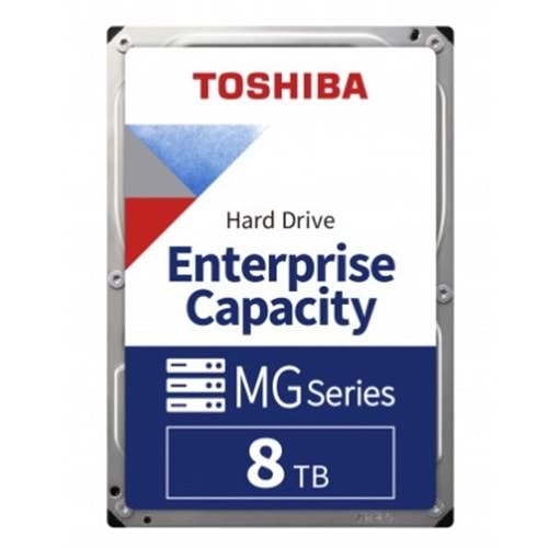 8TB TOSHIBA 7200R MG08 7/24 SATA 512M MG08ADA800E GÜVENLİK HARDDİSK