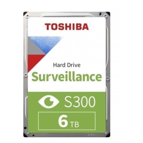 6TB TOSHIBA 5400RPM S300 PRO SATA3 256MB 7/24 HDWT860UZSVA GÜVENLİK HARDDİSK