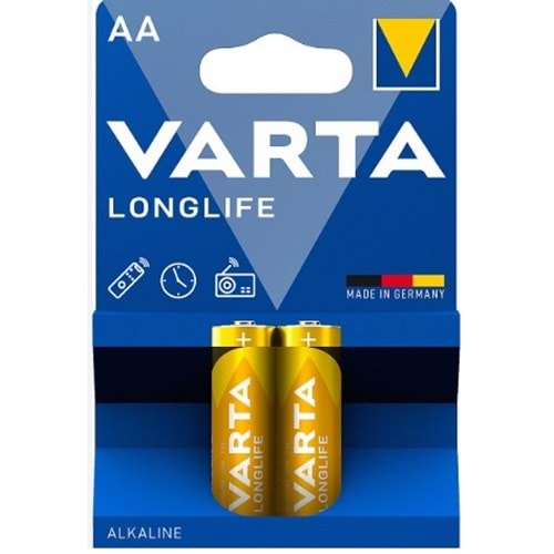 Varta 4106 Longlife Alkalin AA Kalem Pil 2'li Paket