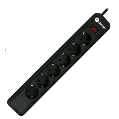 Dexim SP06AG DCP006 6 Port Akım Koruyucu Priz