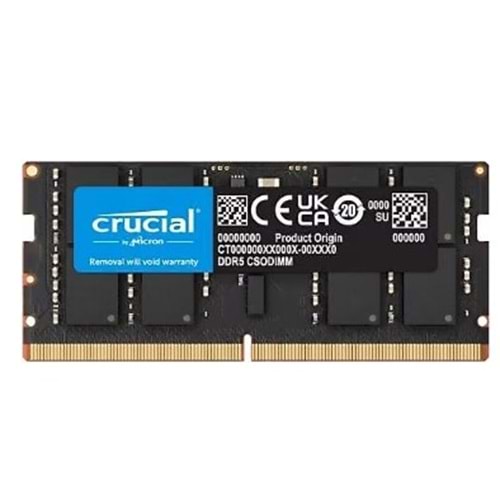 Crucial 16 GB 6400 MHz CL52 CT16G64C52CS5 DDR5 Ram