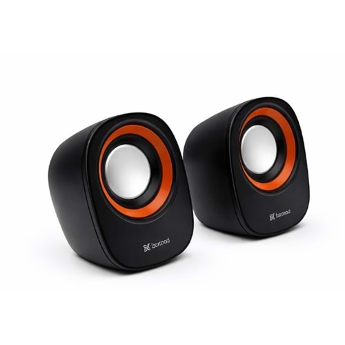 D05 Hoparlör Usb Mini Speaker 1+1 Siyah