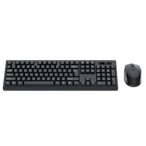 TMK-01 Siyah Kablosuz Q Klavye Ve Mouse Seti Siyah