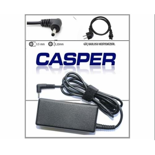 CASPER CGA C16 19V 3.42A 65 WATT 3.5 x 1.35 mm ADAPTÖR