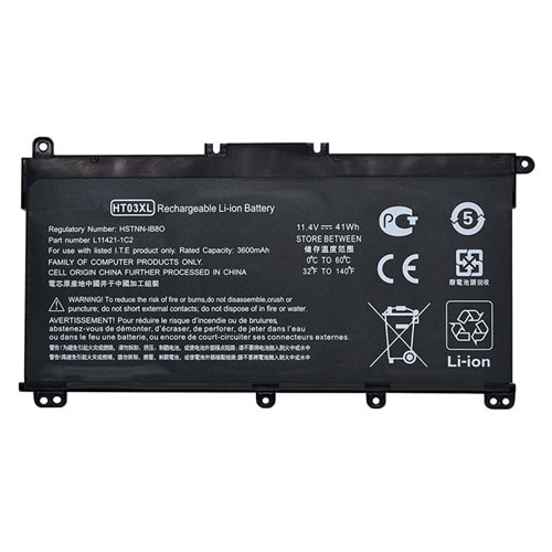 HP HT03XL 15-cs 15-cw 15-cu 15-da 15-db 14-cf 15-dw 14-CK 17-CA 15-DA 14-CE 17-BY 15-DB BATARYA