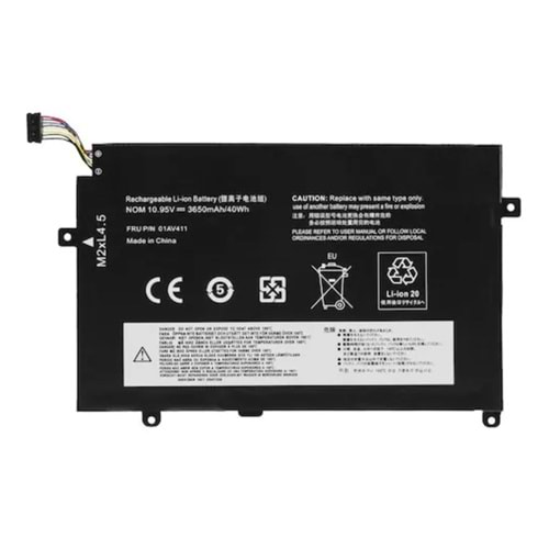 LENOVO THINKPAD E470c E470 E475 20h1, 20h2, 20h4 01AV411, 01AV412, 01AV413, SB10K97568, SB10K97569, SB10K97570 ThinkPad E15 20RD BATARYA