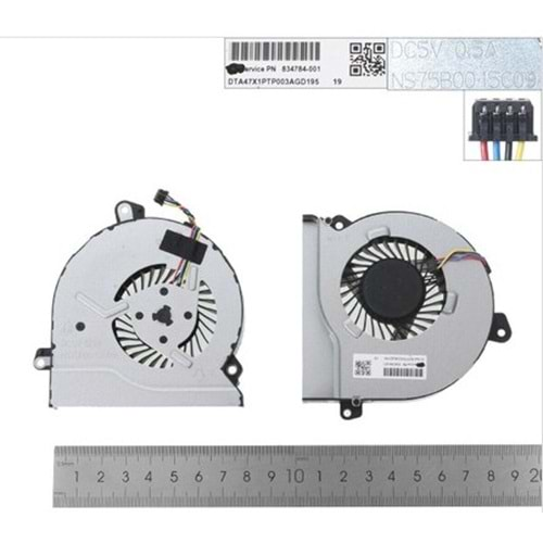 HP 15-AB 15-AK 17-G 812109-001 CPU FAN GAMİNG BÜYÜK BOY FAN VERSİYON 2