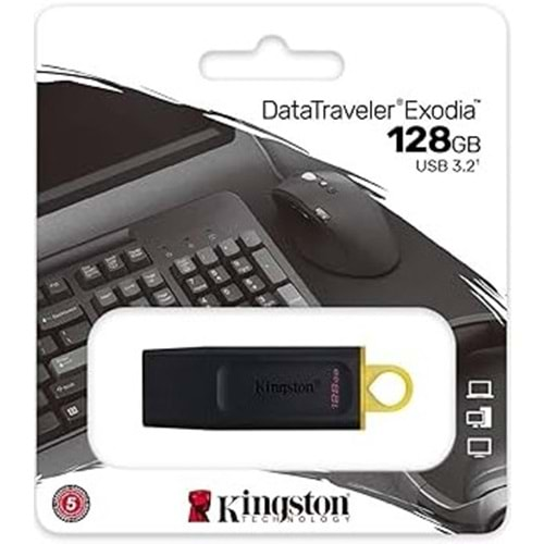 Kingston DTX/128GB 128GB DT Exodia USB 3.2 Flash Disk FLASH USB BELLEK