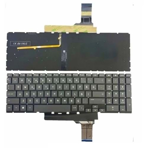HP 16-D000 16-E000 IŞIKLI SİYAH KLAVYE