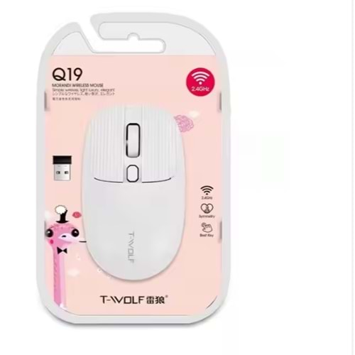 Q19 BEYAZ KABLOSUZ MOUSE