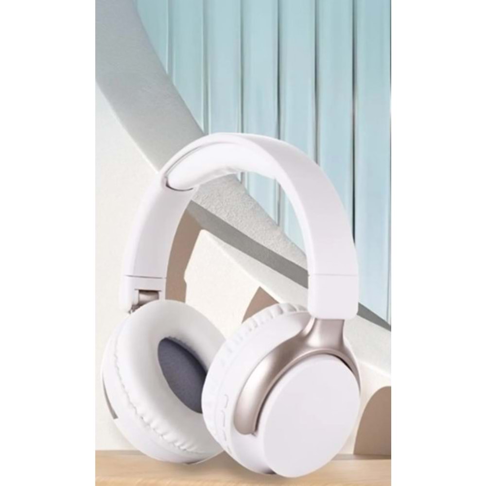 HD-30 Beyaz Kulak Üstü Kablosuz 5.3 ANC Bluetooth Kulaklık