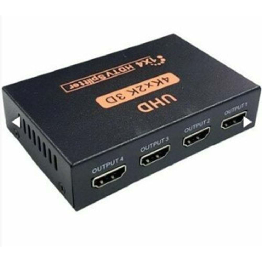 HDMI SPLİTTER 1X4 4 PORT HDMI ÇOKLAYICI 1000MBPS KABLO ÇOKLAYICI