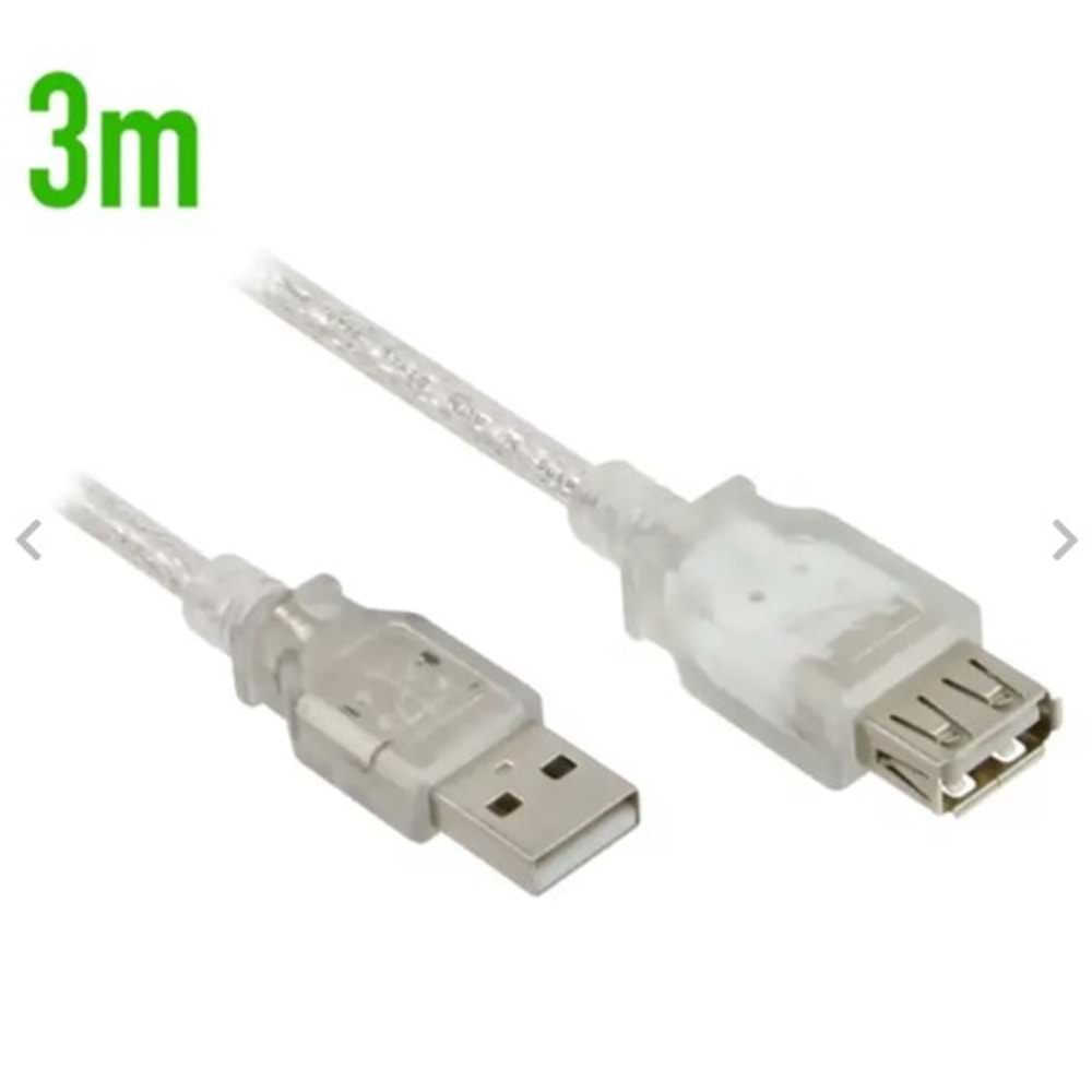 USB UZATMA KABLOSU 3 METRE