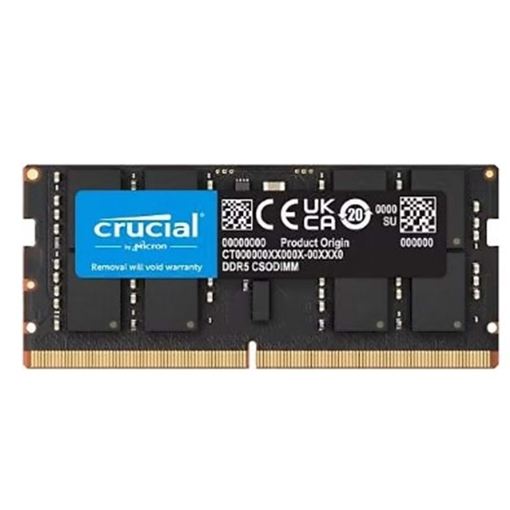 Crucial 16 GB 6400 MHz CL52 CT16G64C52CS5 DDR5 Ram