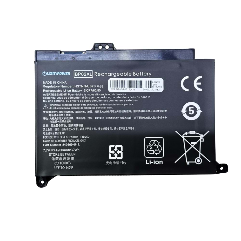 HP 15-AU 15-AW BP02XL BATARYA