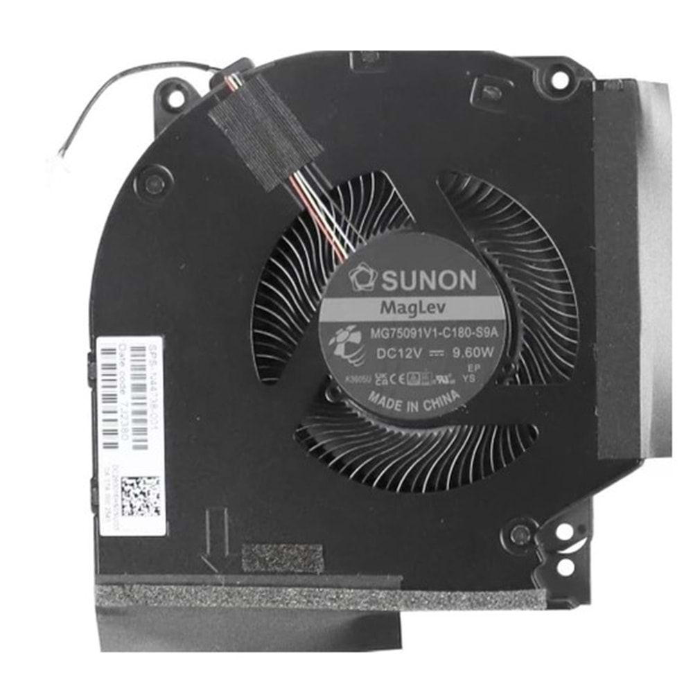 Hp Victus Gaming 16-R000, 16-R1000 16T-S, 16-S, 16T-R, TPN-C169 N44738-001, MG75091V1-C190-S9A, 12v 4 pin gpu Fan ekran kartı Fanı